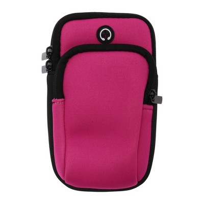 Unique Bargains Portable Phone Holder Arm Bands with Zipper 1 Pc