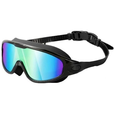 Link Active Panoramic Wide View Swimming Goggles, Comfortable Fit for Adults and Youth, UV Protection, Anti-Fog, Fast Clasp Technology