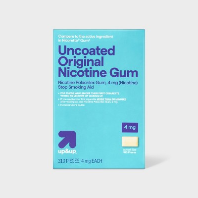 Nicotine 4mg Gum Stop Smoking Aid - Original - up&up™