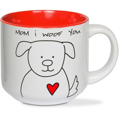 Pavilion Gift Company - Mom - 18 oz Ceramic Mug - Drinkware