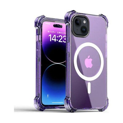 Entronix [Magnetic] Case Compatible with iPhone 15 Plus - Clear Bounce Frame