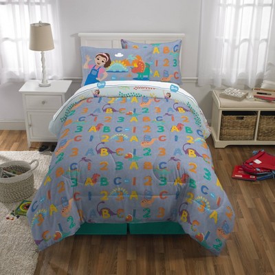 Ms. Rachel Kids' 5pc Twin Bedding Set