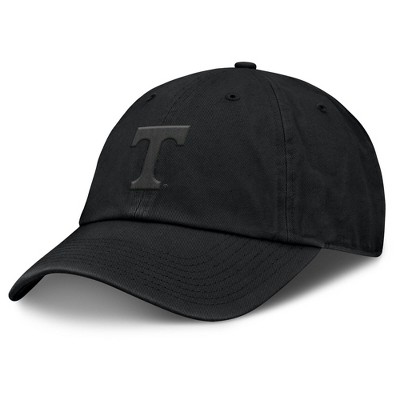 NCAA Tennessee Volunteers Unstructured Black Tonal Cotton Hat