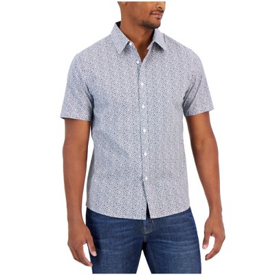 Michael Kors Mens Floral Button Up Shirt