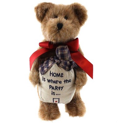 Boyds Bears 8.0 Inch Home Reunion Bear Everyday Plush Bear/Animal , Exclusive Party House (1PC)
