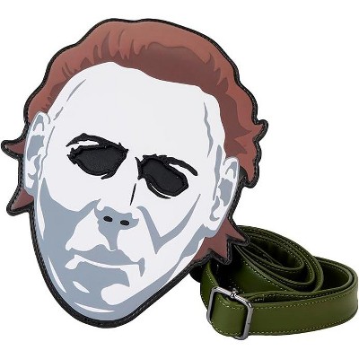 Loungefly: Halloween Michael Myers Mask Glow Crossbody Bag – Stylish, Compact Design