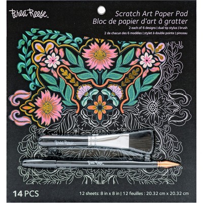 Momenta: Brea Reese Scratch Art Paper Pad - Mandala