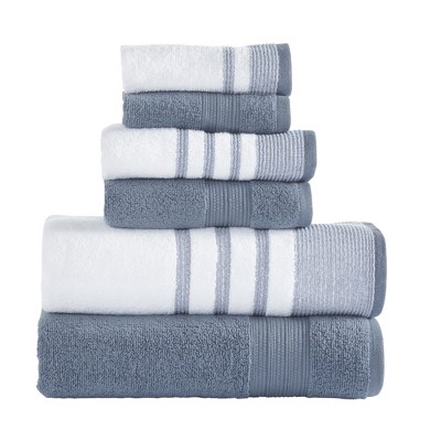 Modern Threads Reinhart 6-pc Striped, Quick Dry Towel Set