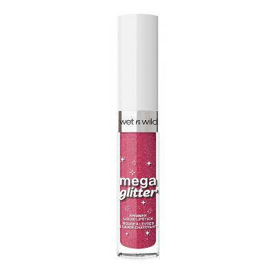 Wet n Wild Mega Glitter Shimmer Liquid Lipstick - 0.11oz