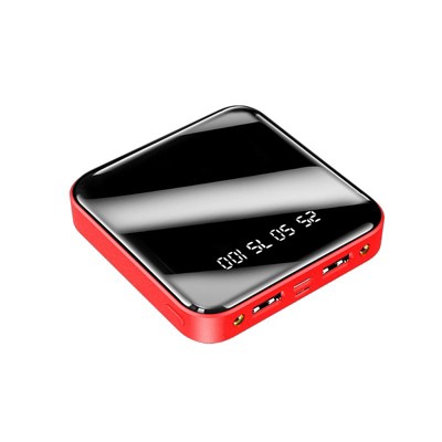 ZTECH Mini Portable Charging Power Bank with USB Cable for iPhone and Tablets, Black