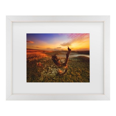Trademark Fine Art - Piotr Krol Bloody Sunset Matted Framed Art