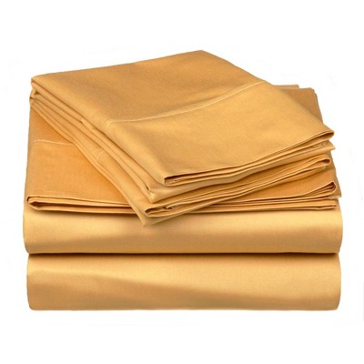 Luxury Egyptian Cotton 530 Thread Count Solid Deep Pocket Bed Sheet Set by Blue Nile Mills