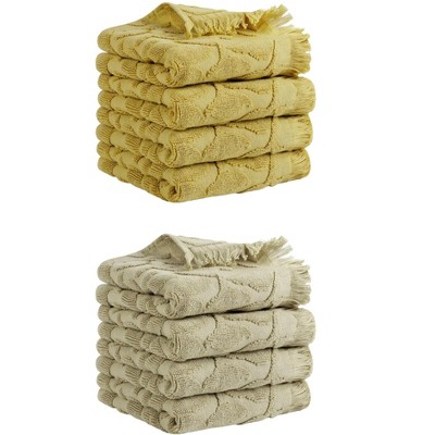 REGALWOVEN Cotton Absorbent Soft Boho Bathroom Hand Towel 14" x 30"