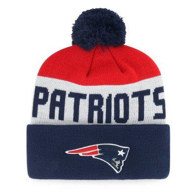 NFL New England Patriots Margin Knit Beanie: Sports Team Logo, Adult One Size