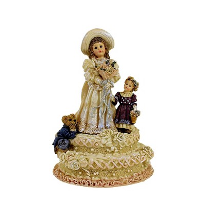 Boyds Bears 6.5 Inch Emily W/ Kathleen Music Box Everyday , Wedding Dollstone Bride (1PC)