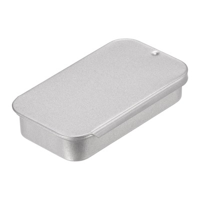 Unique Bargains Tinplate Portable Compact Durable Storage Container Mini 8 Pcs
