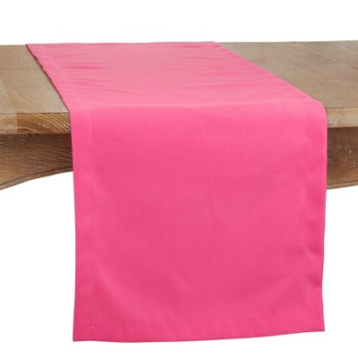 Saro Lifestyle Solid Color Everyday Table Runner