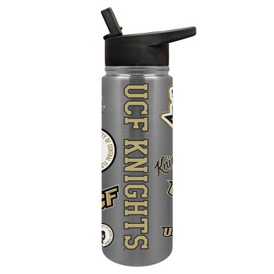NCAA UCF Knights Varsity Thirst Water Bottle - 24oz: Stainless Steel, Portable Drinkware