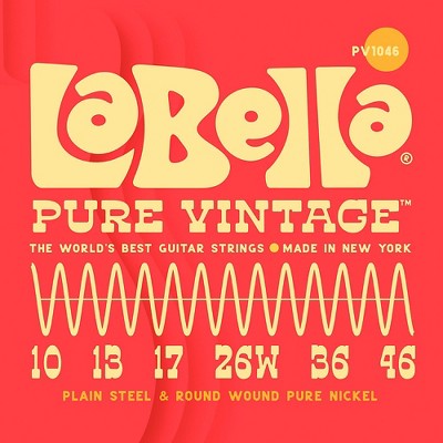 La Bella Pure Vintage Electric Guitar Strings