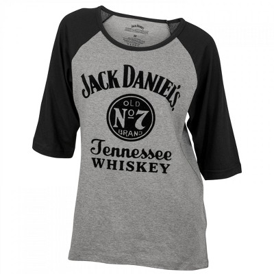 Womens Jack Daniel's Tennessee Whiskey 3/4th Sleeve Shirt