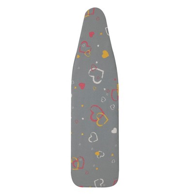 Ultra Ironing Board Cover and Pad, Hearts Print with Sparkle Finish