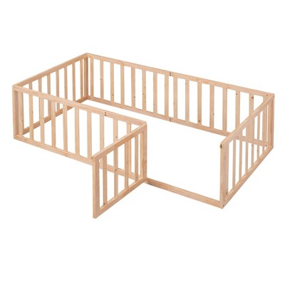Okak Bed Guard Rails for Twin Size Bed,Baby Bed Rail Guard for Toddlers,Natural