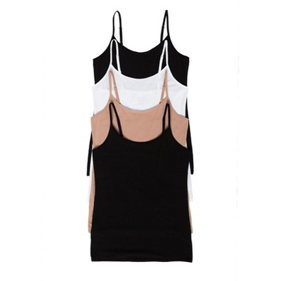 Cotton Modal Stretch Camisole 4-Pack