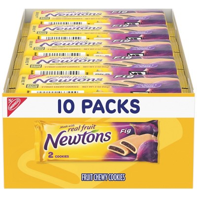 Newtons Fig Fruit Chewy Cookies Snack Pack - 20oz/10ct