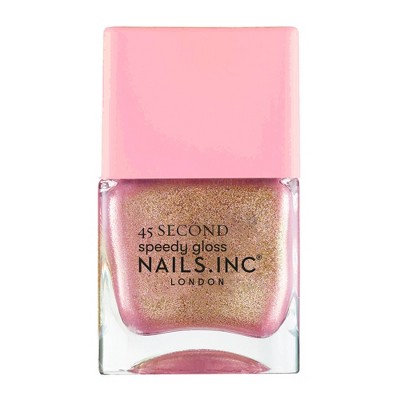 Nails Inc. 45 Second Speedy Gloss Quick Drying Shimmer Nail Polish - 0.47 fl oz