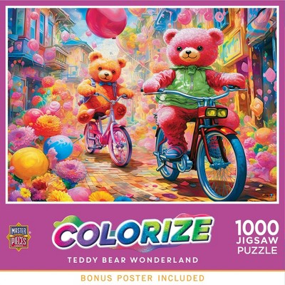 MasterPieces Colorize - Teddy Bear Wonderland 1000 Piece Jigsaw Puzzle