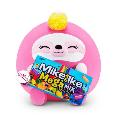 5 Surprise Snackles Series 1 Plush Sloth and Mike & Ike: Soft Polyester Stuffed Animal Character