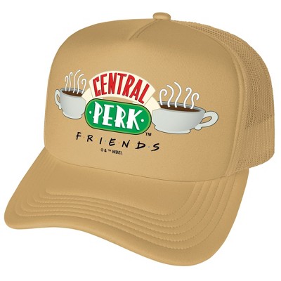 Friends Central Perk Logo Foam Trucker Cap Sand