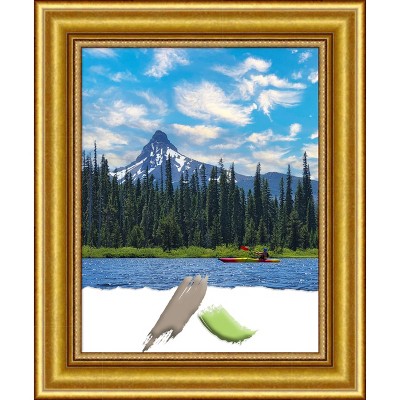 Amanti Art Townhouse Gold Wood Picture Frame