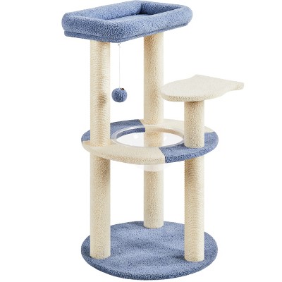 Yaheetech 35.5" Tall Ocean Cat Tree with Natural Sisal for Kittens
