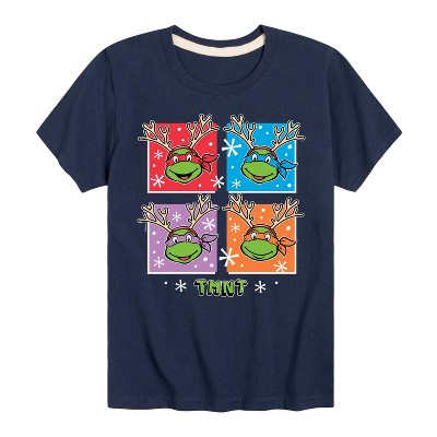 Boys' - Teenage Mutant Ninja Turtles - Reindeer Turtles Short Sleeve Graphic T-Shirt