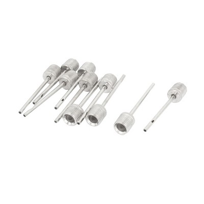 Unique Bargains Sports Football Basketball Air Pump Inflation Needle 10 Pcs
