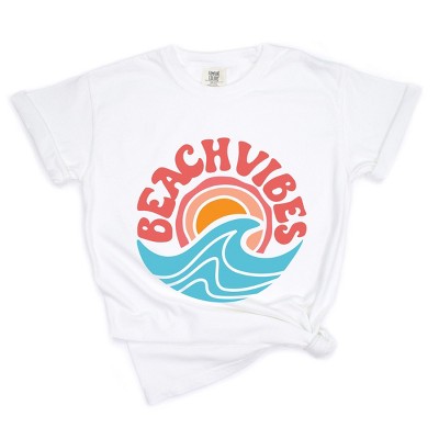 Simply Sage Market Beach Vibes Circle Garment Dyed Tee
