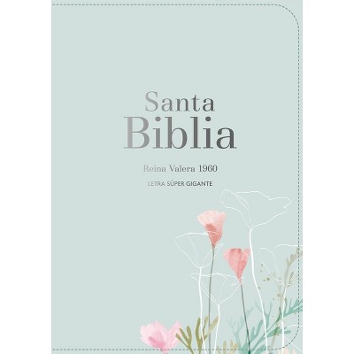 Biblia Rvr 1960 Letra Súper Gigante Símil Piel Menta (Bible Rvr 1960 Super Giant Print Leatherlike Mint (Spanish Edition) - by  Reina Valera 1960