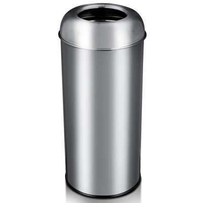 17 Gal / 65L Open Top Trash Can Commercial Grade Heavy Duty Tall Commercial Trash Can