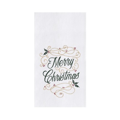 C&F Home Merry Christmas Swirl Towel