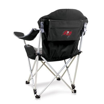 NFL Tampa Bay Buccaneers Reclining Camp Chair with Head Support