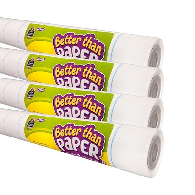 Teacher Created Resources® Better Than Paper Bulletin Board Roll, Lined, 4-Pack