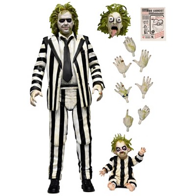 NECA Beetlejuice Ultimate Striped Suit 7" Scale Action Figure
