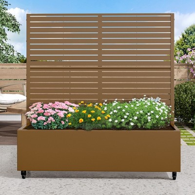 PexFix  Metal Wall Planter Box with Trellis for Climbing Plants