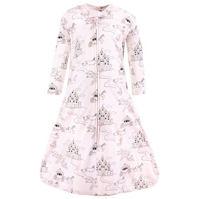 Hudson Baby Infant Girl Long Sleeve Cotton Jersey Sleeping Bag, Sack, Blanket, Fairytale Princess