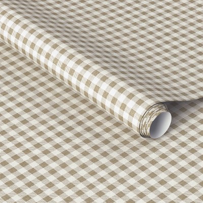 Gingham Taupe Wallpaper - Threshold™