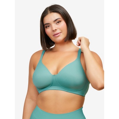 Leading Lady Women's The Brigitte Full Coverage - Padded Wireless T-Shirt Bra (5042) Fresh Turquoise 38A