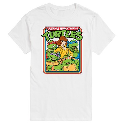 Men's - Teenage Mutant Ninja Turtles - Retro Group April Short Sleeve Graphic T-Shirt