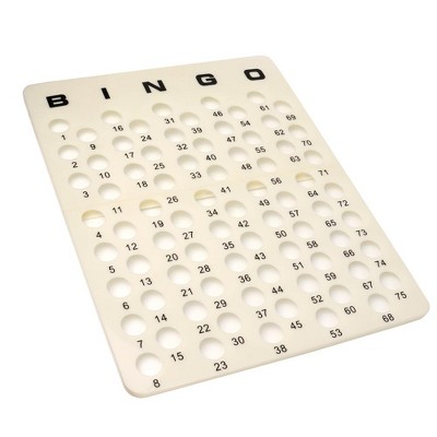 GSE Bingo Master Board for 1.5" Ping Pong Bingo Balls, Bingo Calling Board for Parties, Large Groups