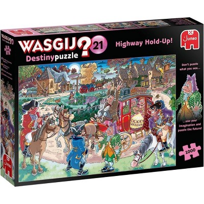 Jumbo Toys Wasgij 1,000 Piece Jigsaw Puzzle: Destiny 21 - Highway Hold Up - 27" x 19"